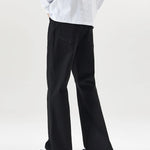 Back View of Trendbye Men's Bootcut Jeans Plus Size
