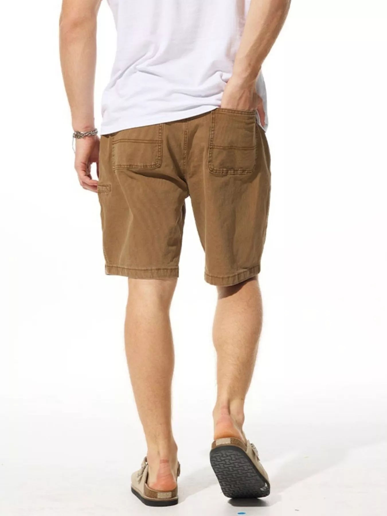 Back View of Trendbye Men's Casual Shorts