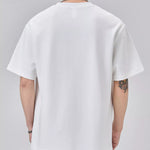 Back View of Trendbye Men's Plus Size Round Neck T-Shirt