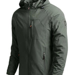 Back View of Trendbye Tactical Softshell Jacket