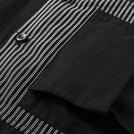 Button Detail of Trendbye Men's Plus Size Shacket
