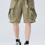 Drawstring Detail of Trendbye Men's Cargo Shorts