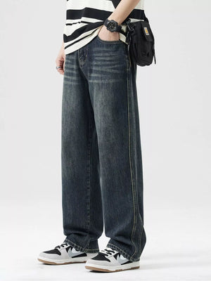 Fabric Texture of Trendbye Men's Washed pants