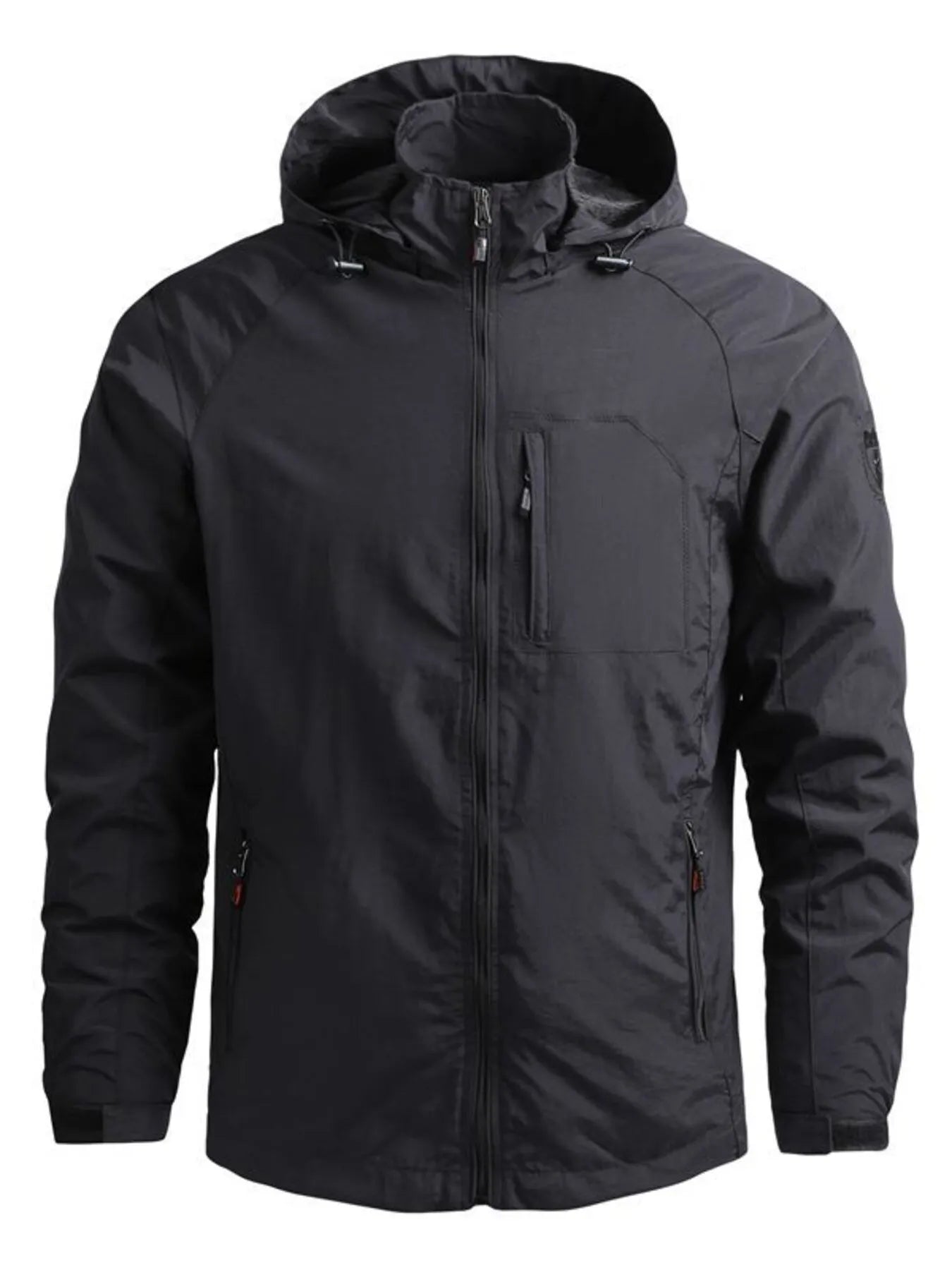 Hood Detail of Trendbye Men's Plus Size Tactical Jacket