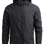 Hood Detail of Trendbye Men's Plus Size Tactical Jacket