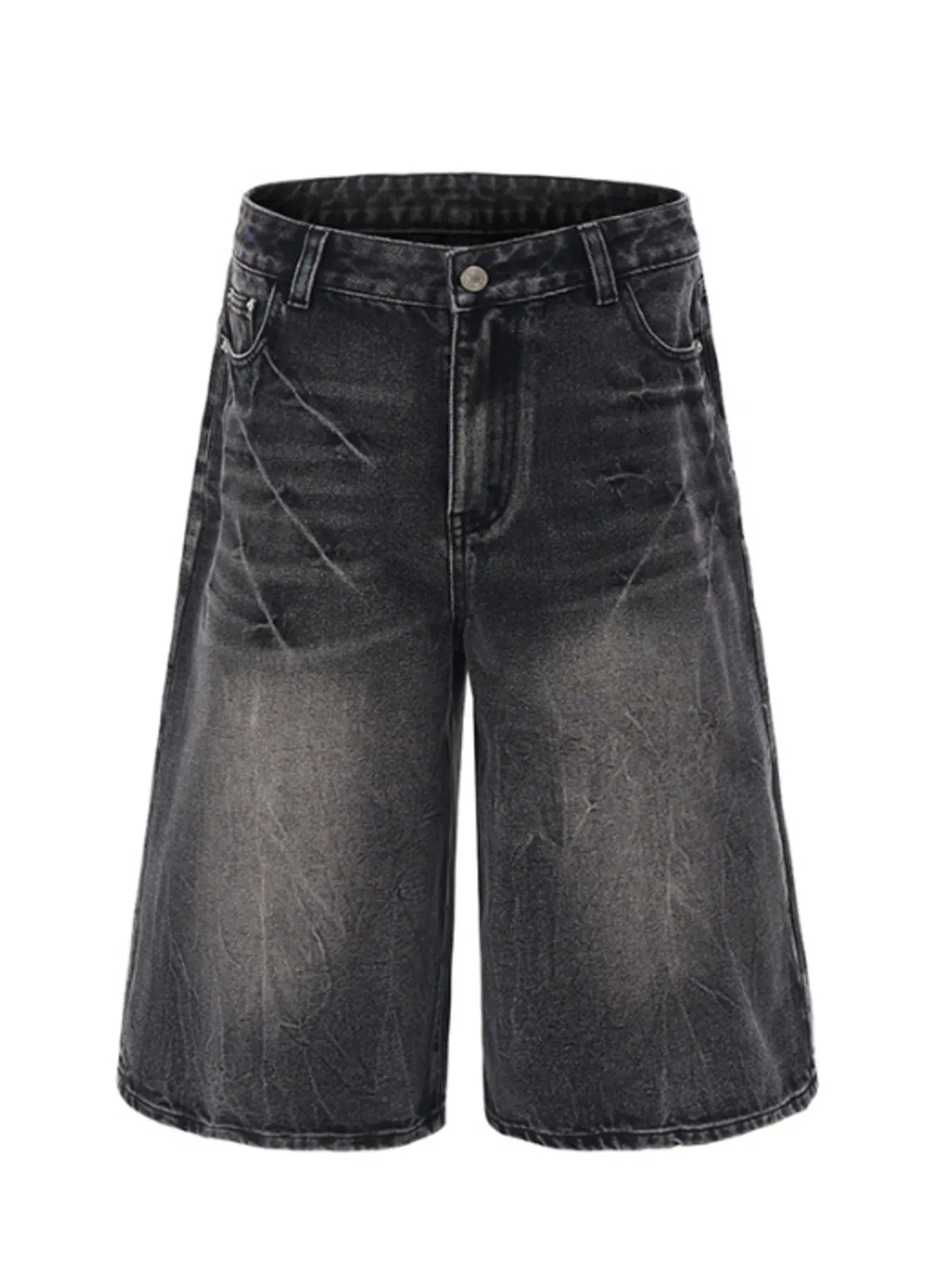 Pocket Detail of Trendbye Men's Denim Shorts