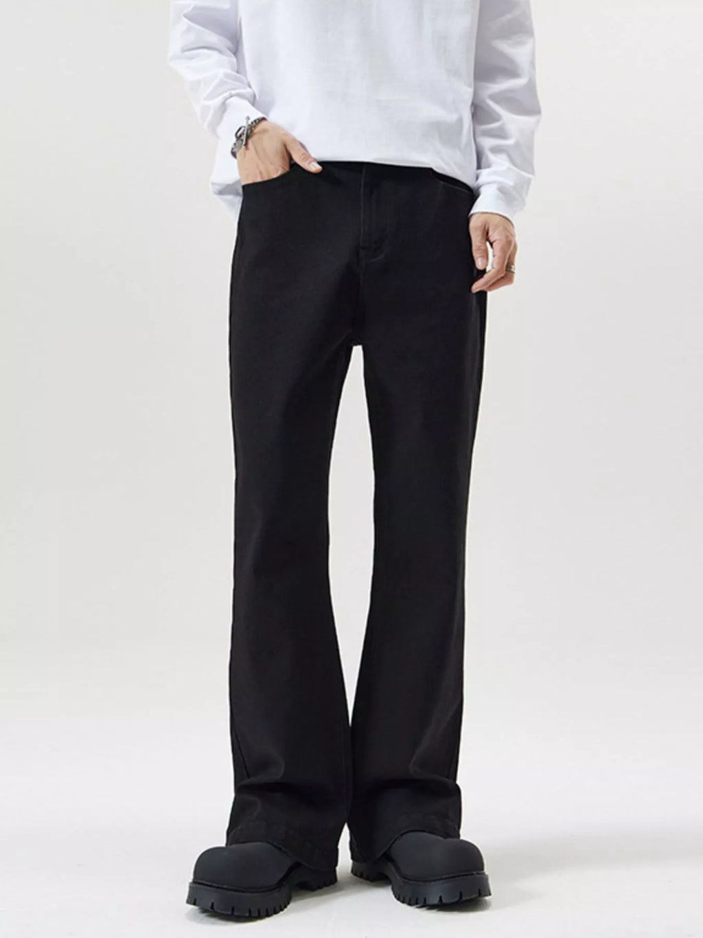 Trendbye Men's Bootcut Jeans Plus Size