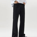 Trendbye Men's Bootcut black pants 