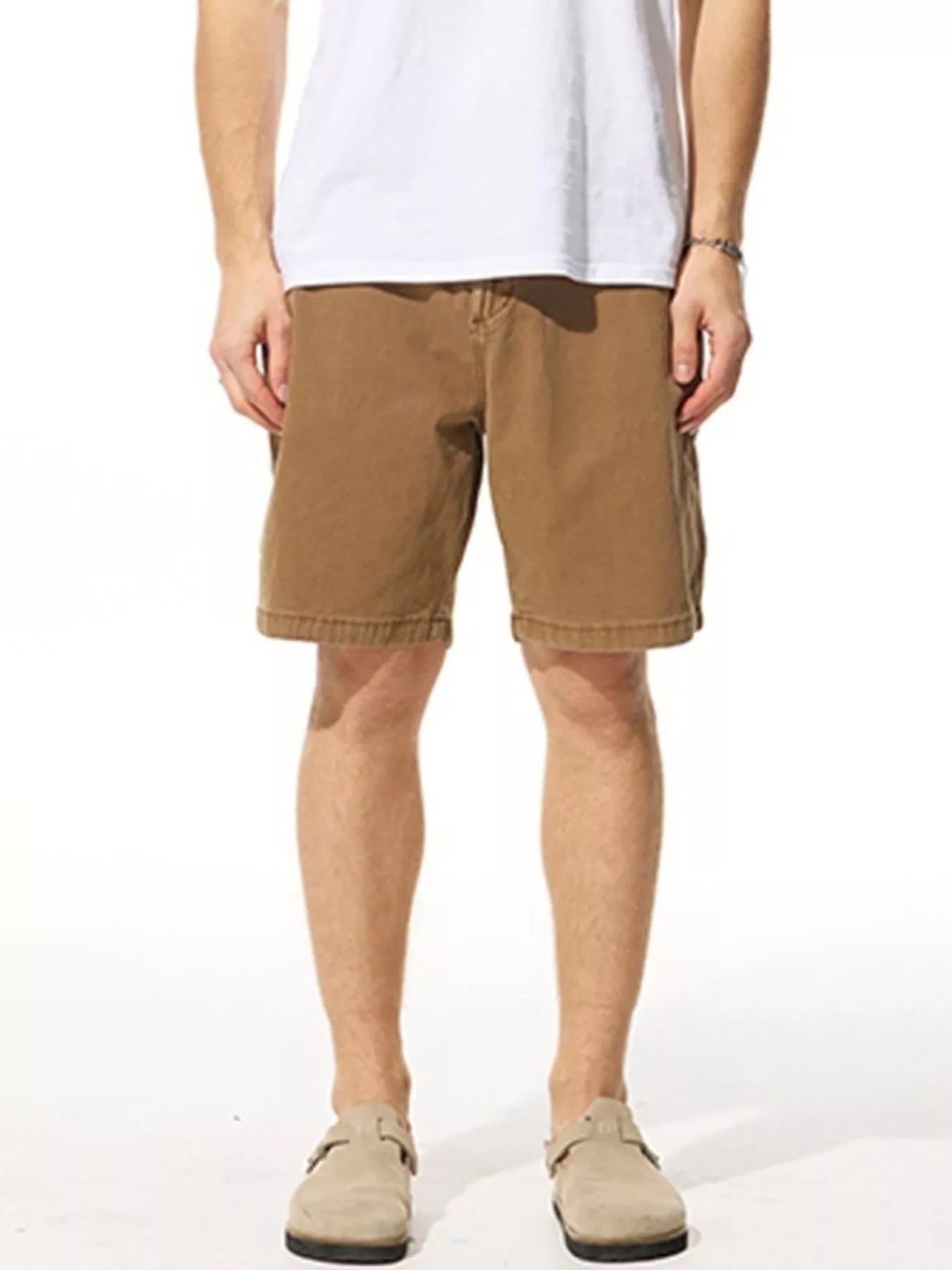 Trendbye Men's Classic Casual Shorts Front View