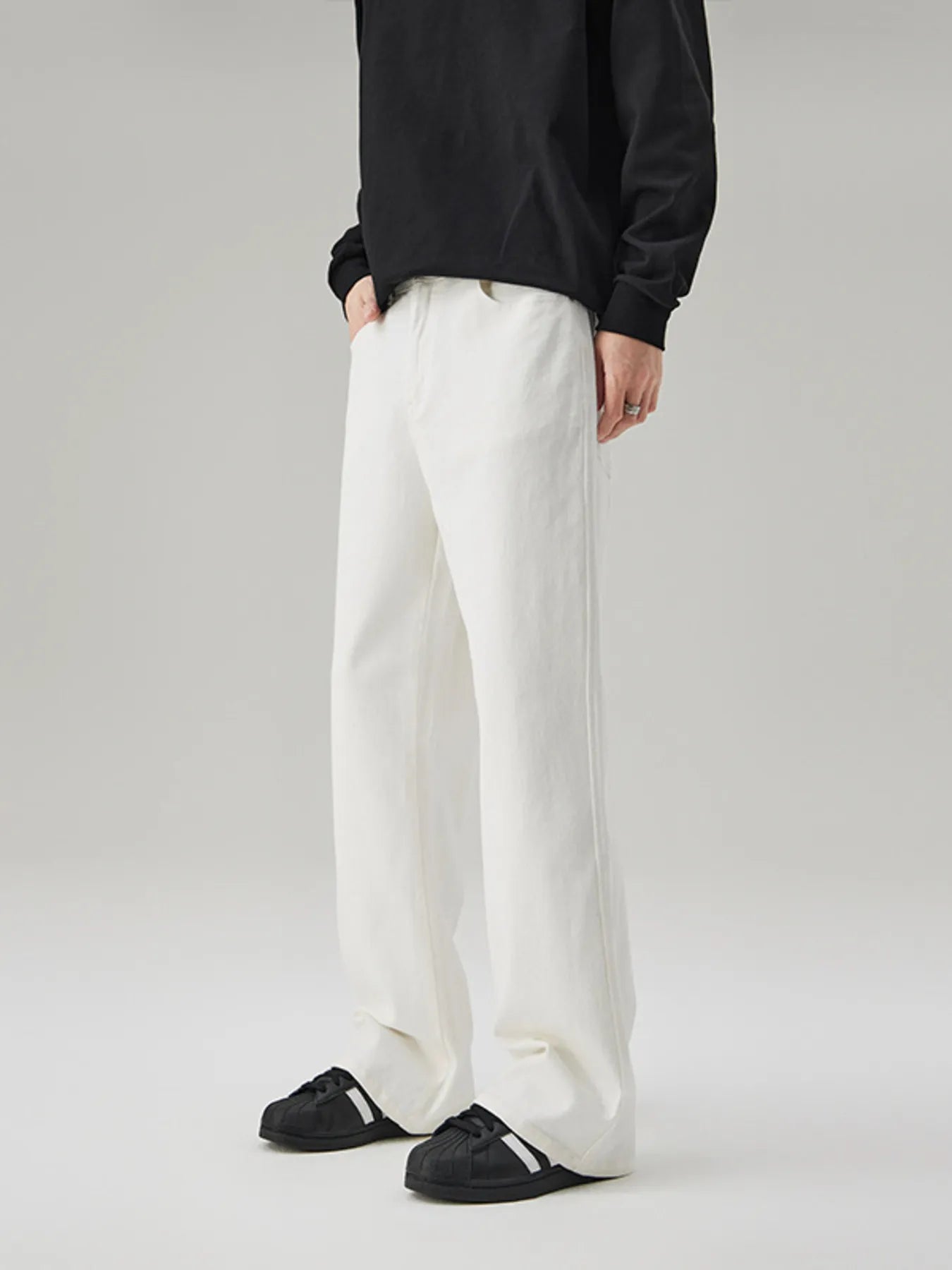 Trendbye Men's Full Size Wide Leg Jeans