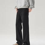 Trendbye Men's Full Size Wide Leg black Jeans