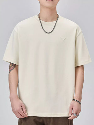 Trendbye Men's Plus Size Round Neck T-Shirt