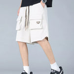 Trendbye Men's wearing a white shorts